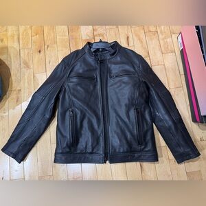 Wilsons Leather Black Jacket